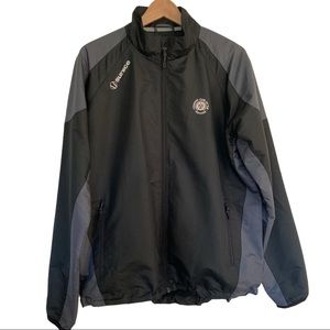 Sunice Mens Medium Full Zip X20CT Sport Jacket Black Nylon‎ Windbreaker Rockies